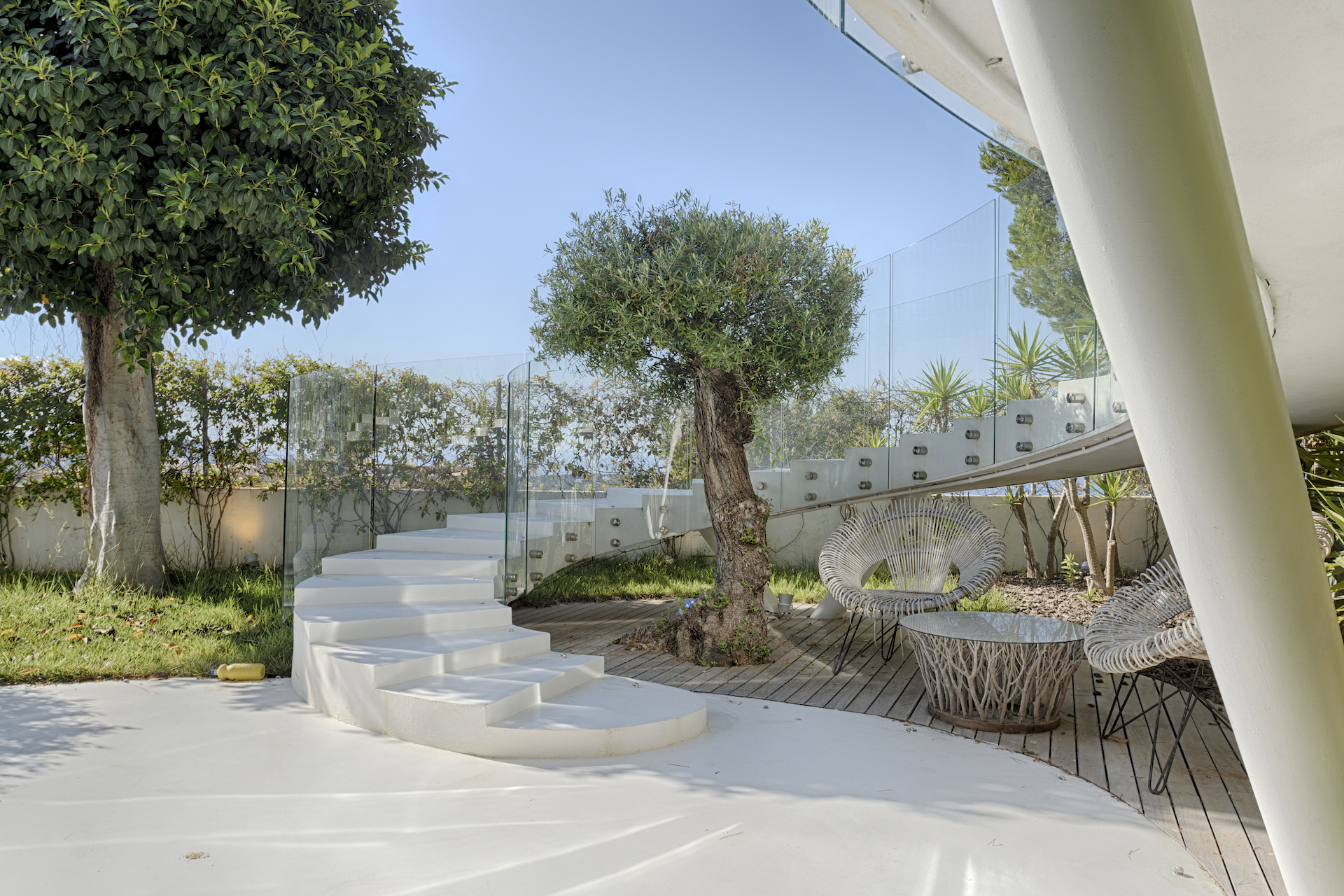 Resa Estates Ibiza villa rental skyhigh house stairs.jpg